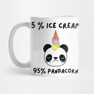 Ice Cream Panda Unicorn Mug